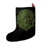 Green Man Holiday Stockings