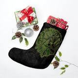 Green Man Holiday Stockings