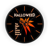 Halloweed Wall Clock