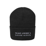 Make America Satanic As Fuck Knit Beanie