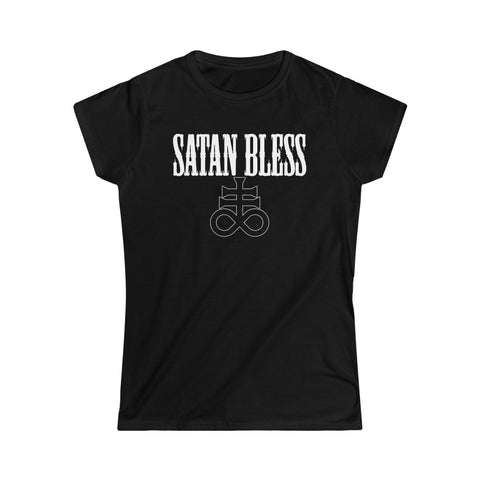 Satan Bless Women's Softstyle Tee