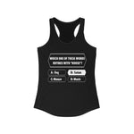 House Rhymes with Satan - Racerback Tank